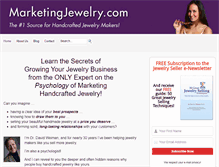 Tablet Screenshot of marketingjewelry.com